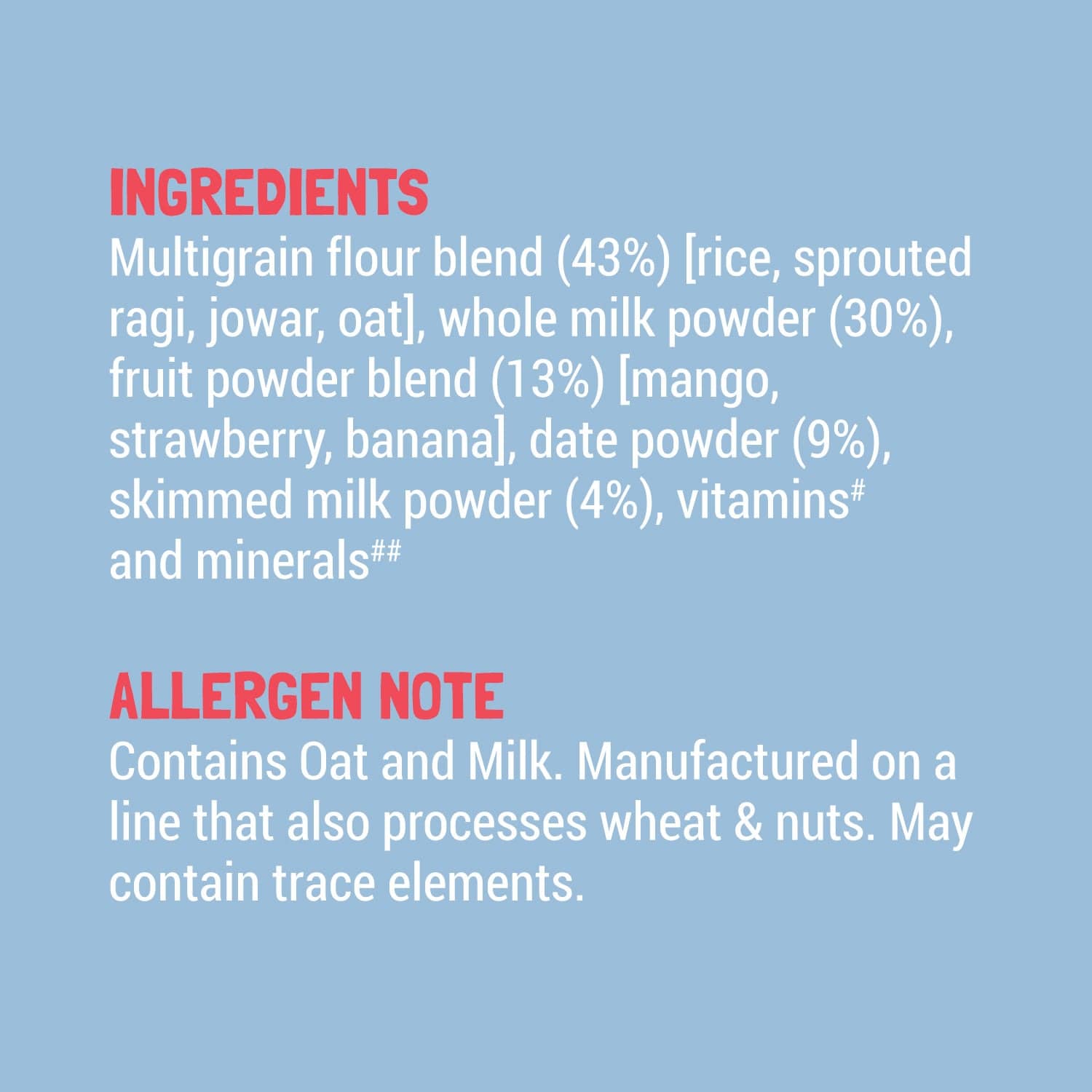 Slurrp Farm Multigrain Millets and Mixed Fruit Cereal with Milk | 200g