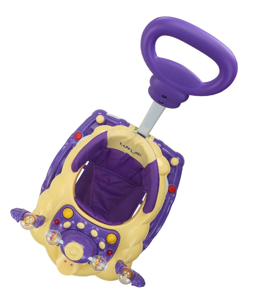 LuvLap Comfy Baby Walker Cum Rocker, Purple