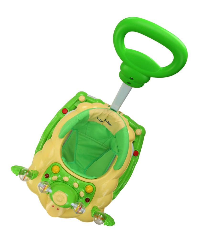 LuvLap Comfy Baby Walker Cum Rocker, Green