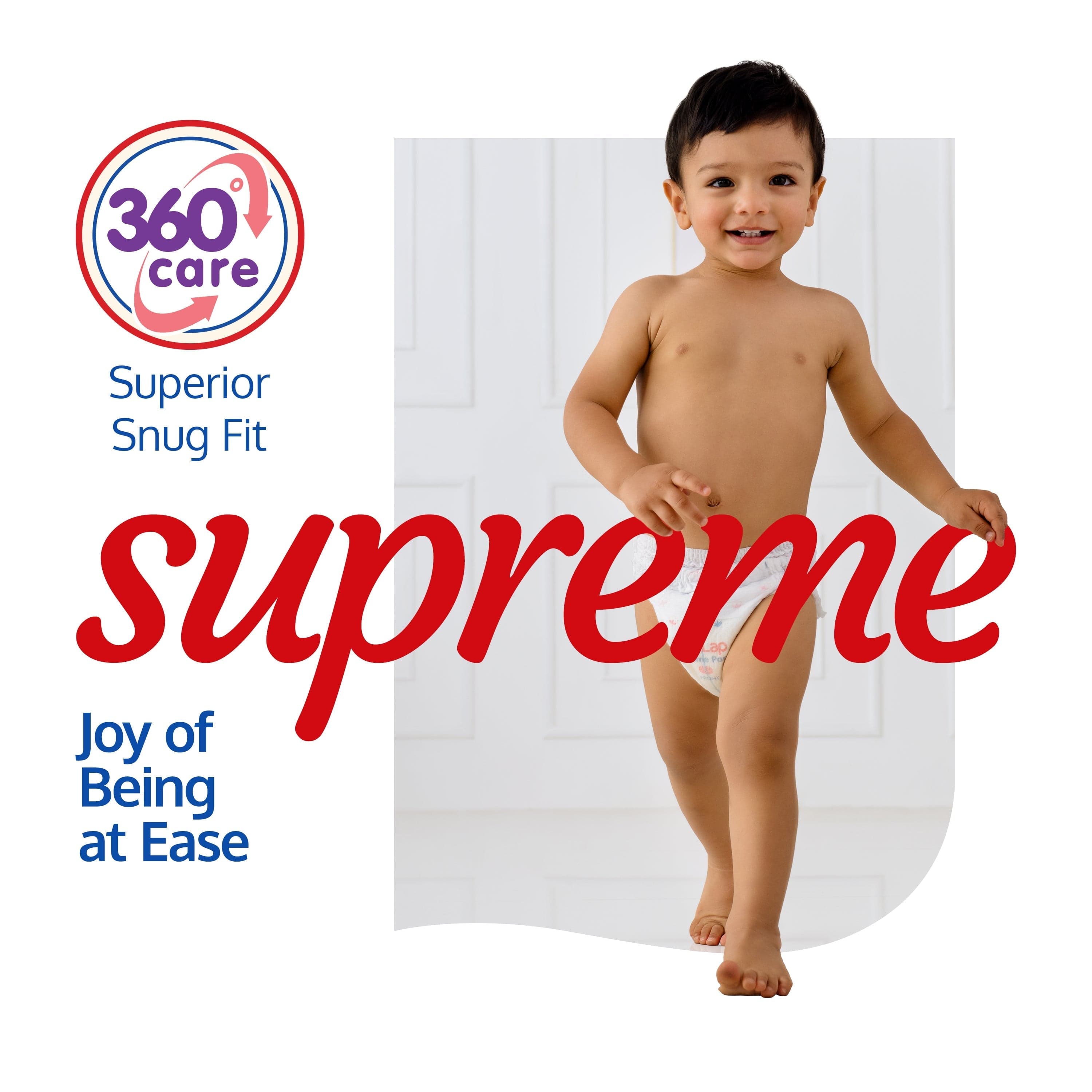 LuvLap Supreme Diaper Pants Medium, 7 To 12Kg, 72 Pcs