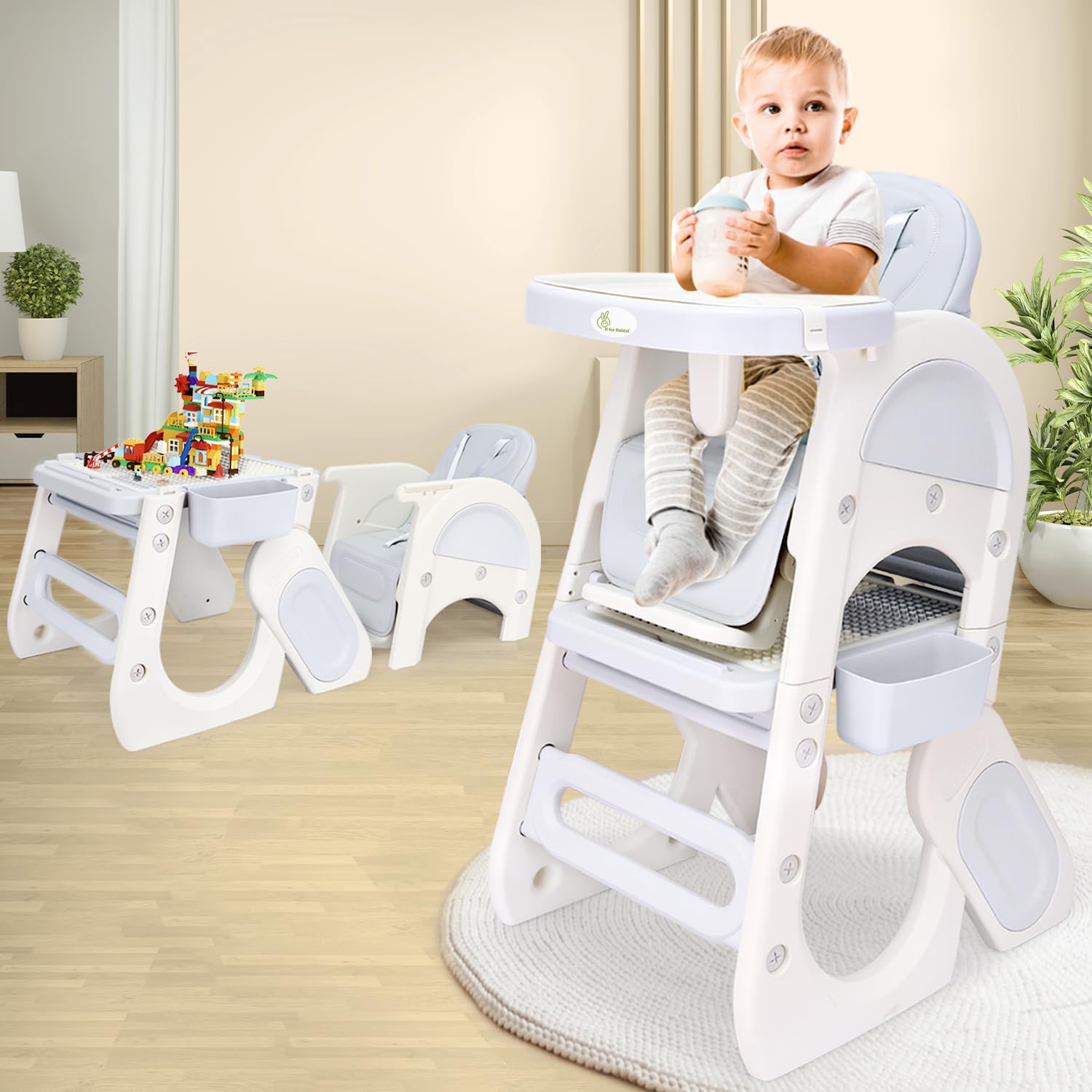 R for Rabbit Grow N Play Multi-Functional Smart Convertible High Chair for Kids
