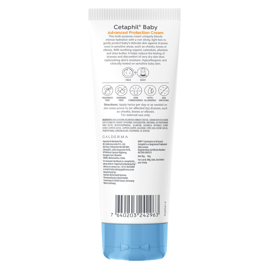 Cetaphil Baby Advanced Protection Cream with Organic Calendula