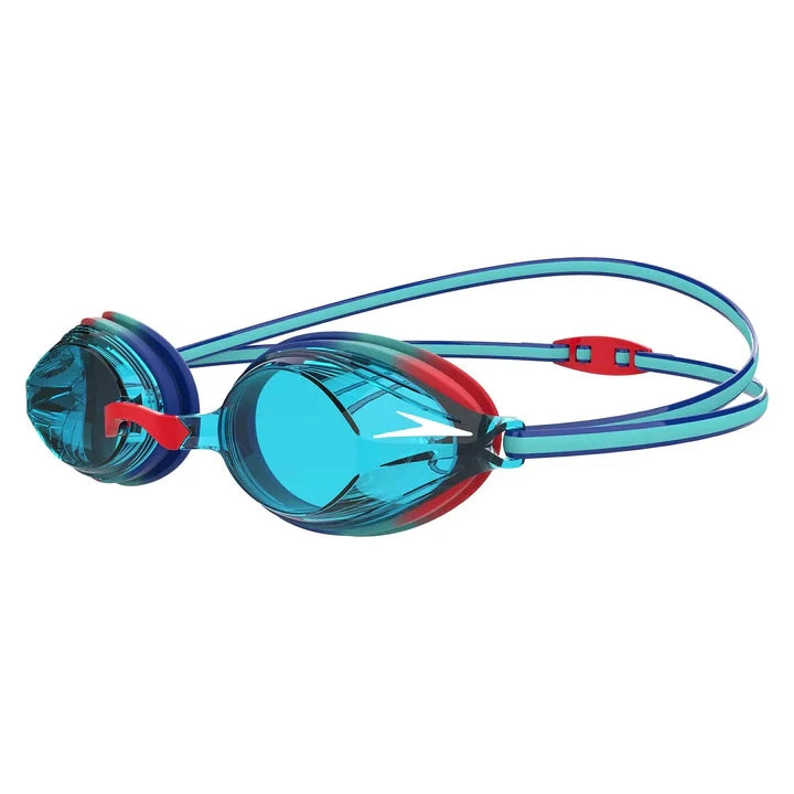 Speedo Unisex Junior Vengeance Tint-Lens Goggles - Blue & Red