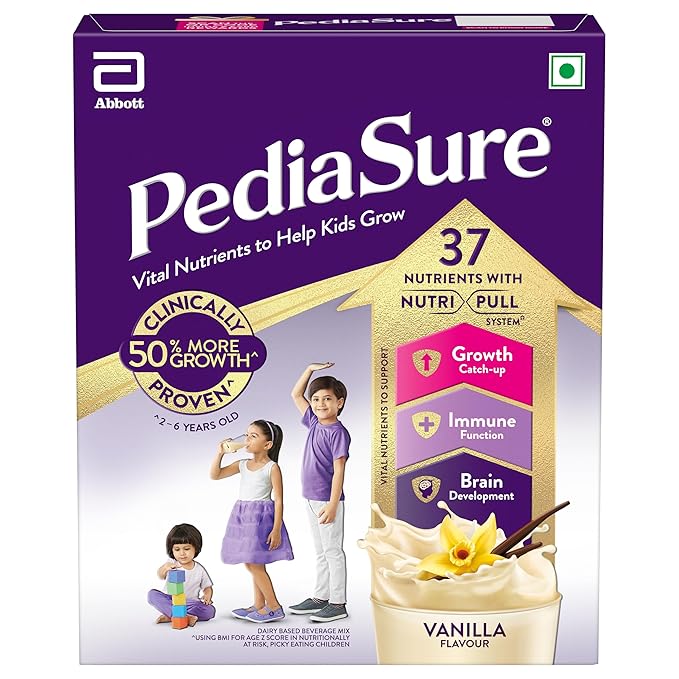 Pediasure Health and Nutrition Drink Powder 200g, Vanilla,Scientifically Designed Nutrition for Supporting Kids Growth