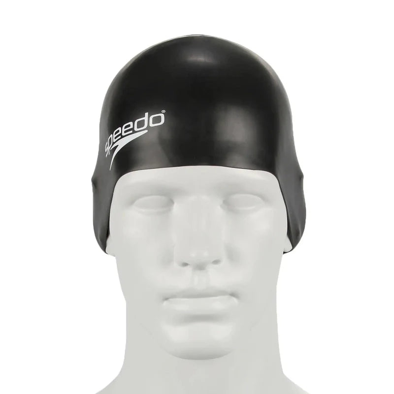 Speedo Unisex Kids Moulded Silicone Chlorine Resistant Swim Cap For Boys and Girls