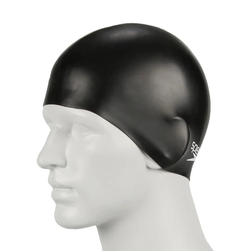 Speedo Unisex Kids Moulded Silicone Chlorine Resistant Swim Cap For Boys and Girls