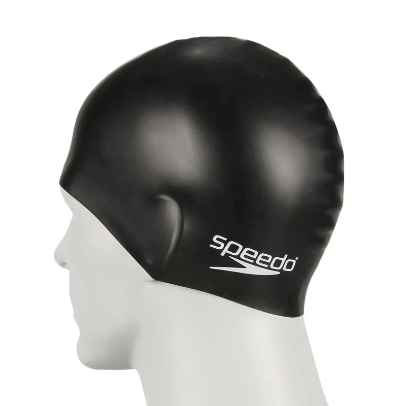 Speedo Unisex Kids Moulded Silicone Chlorine Resistant Swim Cap For Boys and Girls