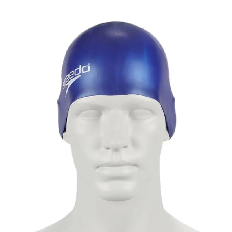 Speedo Unisex Kids Moulded Silicone Chlorine Resistant Swim Cap For Boys and Girls