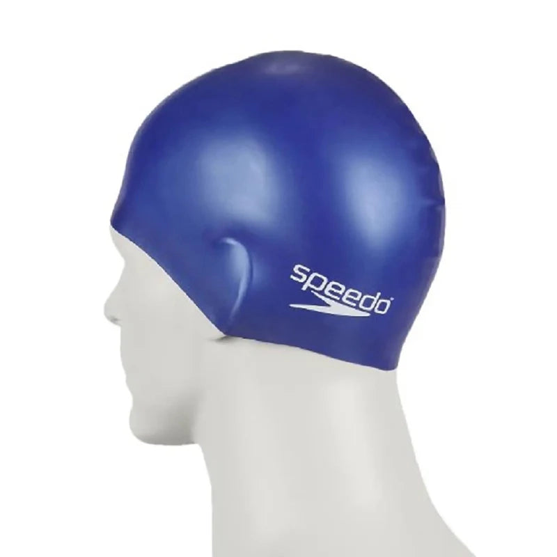 Speedo Unisex Kids Moulded Silicone Chlorine Resistant Swim Cap For Boys and Girls