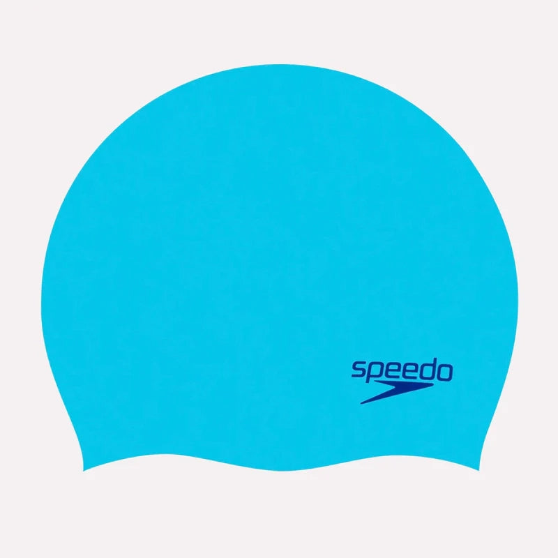 Speedo Unisex Kids Moulded Silicone Chlorine Resistant Swim Cap For Boys and Girls
