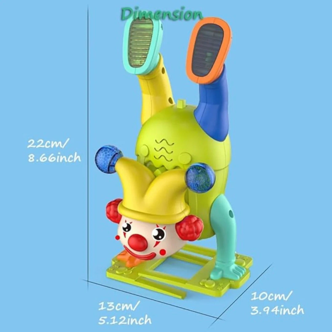 Wishluck's Upside Down Musical Clown Handstand Walking Joker Toy