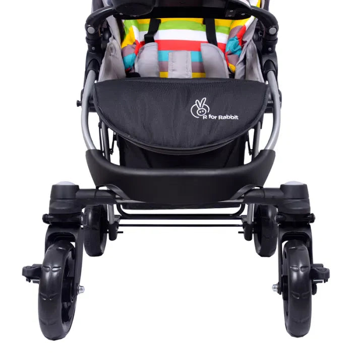 R for Rabbit Chocolate Ride Travel System Easy To Fold, Reversible Handle, Easy Attachment Of Infant Car Seat
