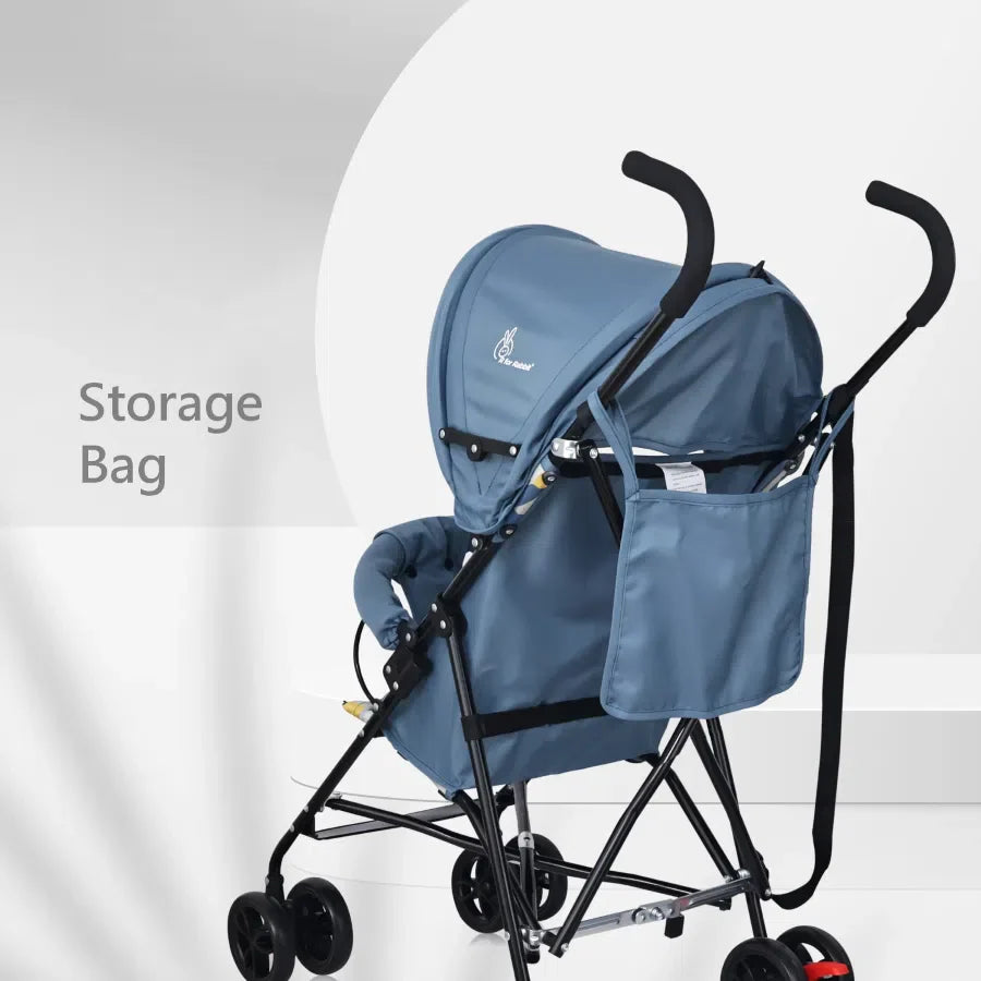 Pixie Buggy Stroller - Easy to Fold & Store, UV Sun Protection Canopy, Rear Brakes, Storage bag