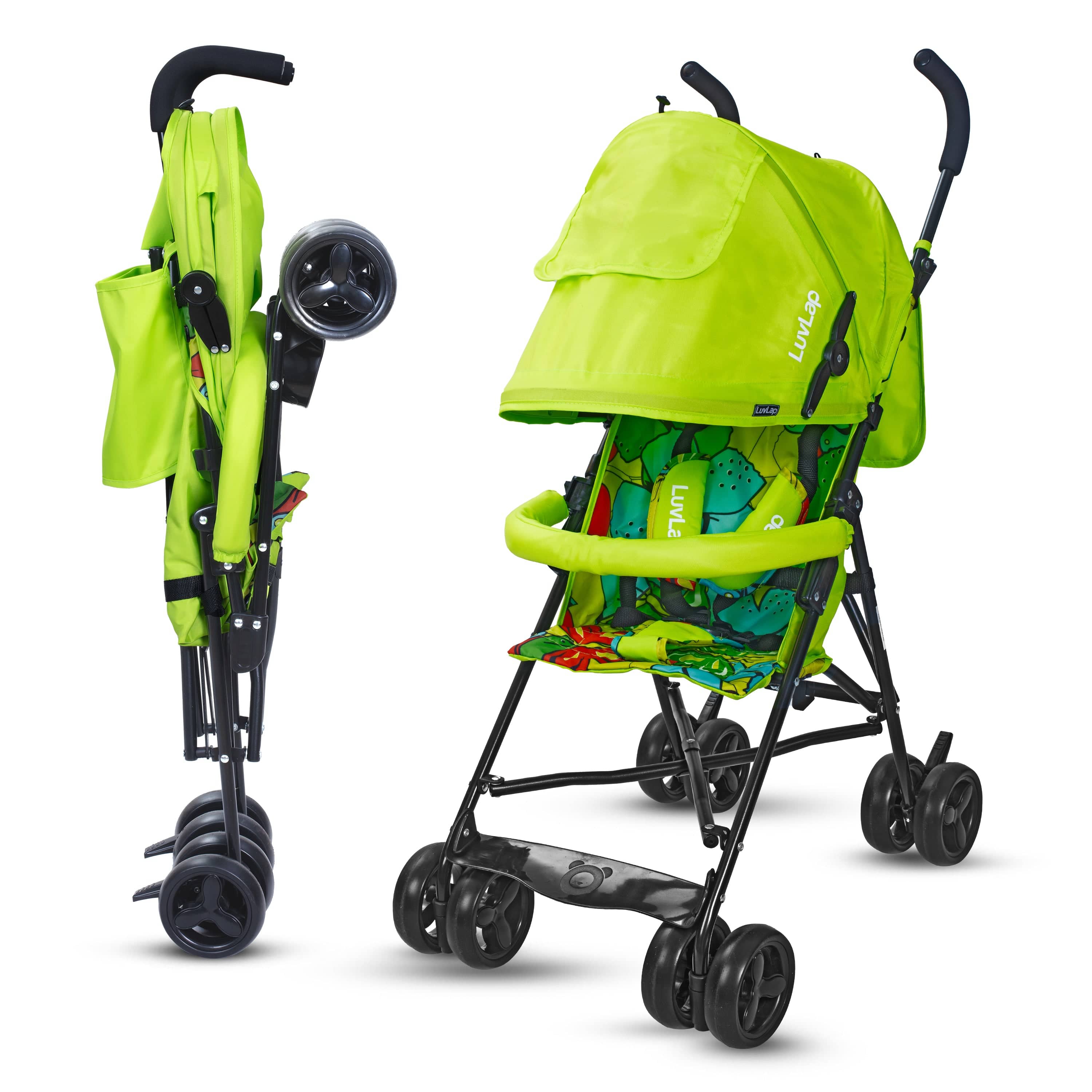 luvlap Tutti Frutti Baby Stroller Buggy, Green