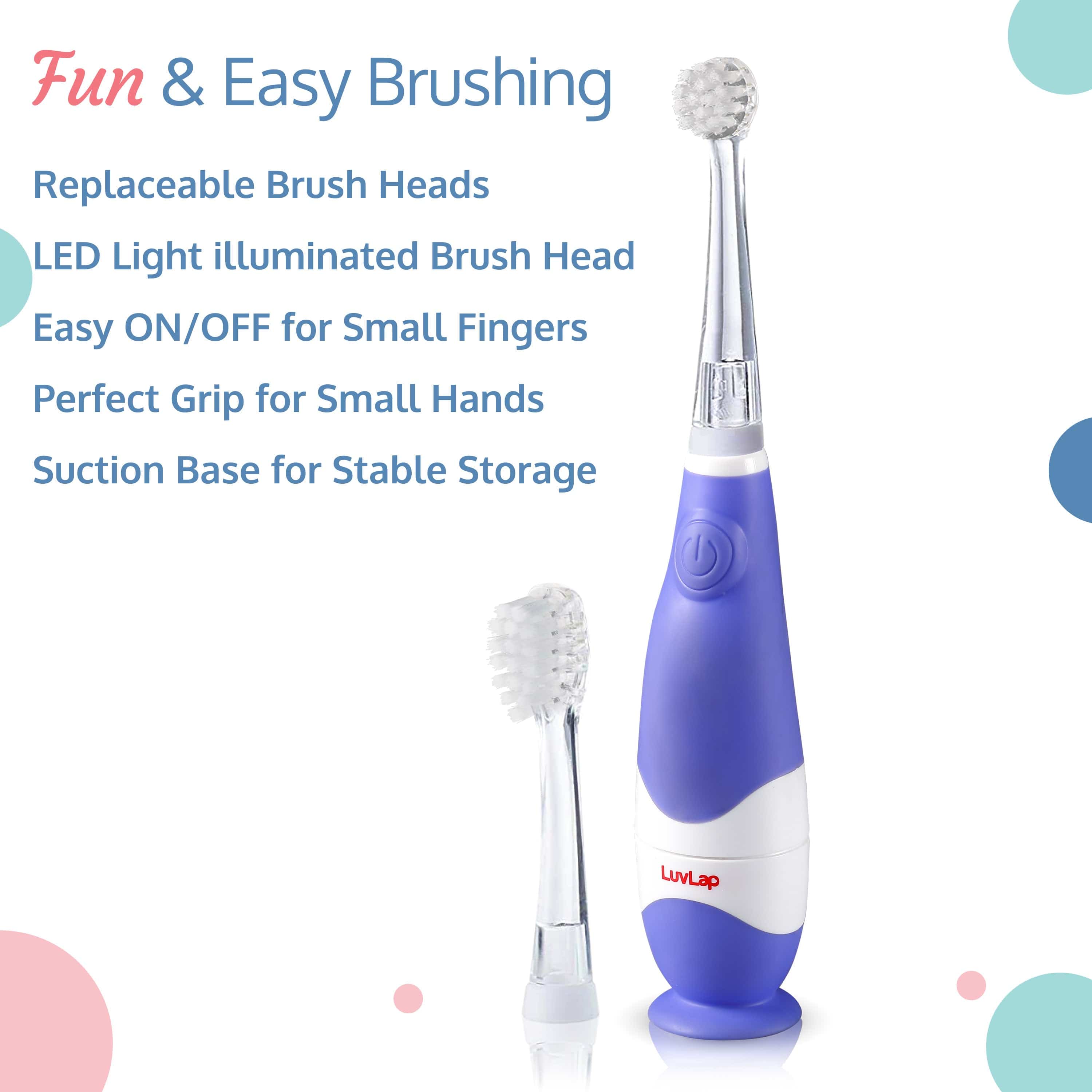 LuvLap Joy Baby Sonic Electric Toothbrush