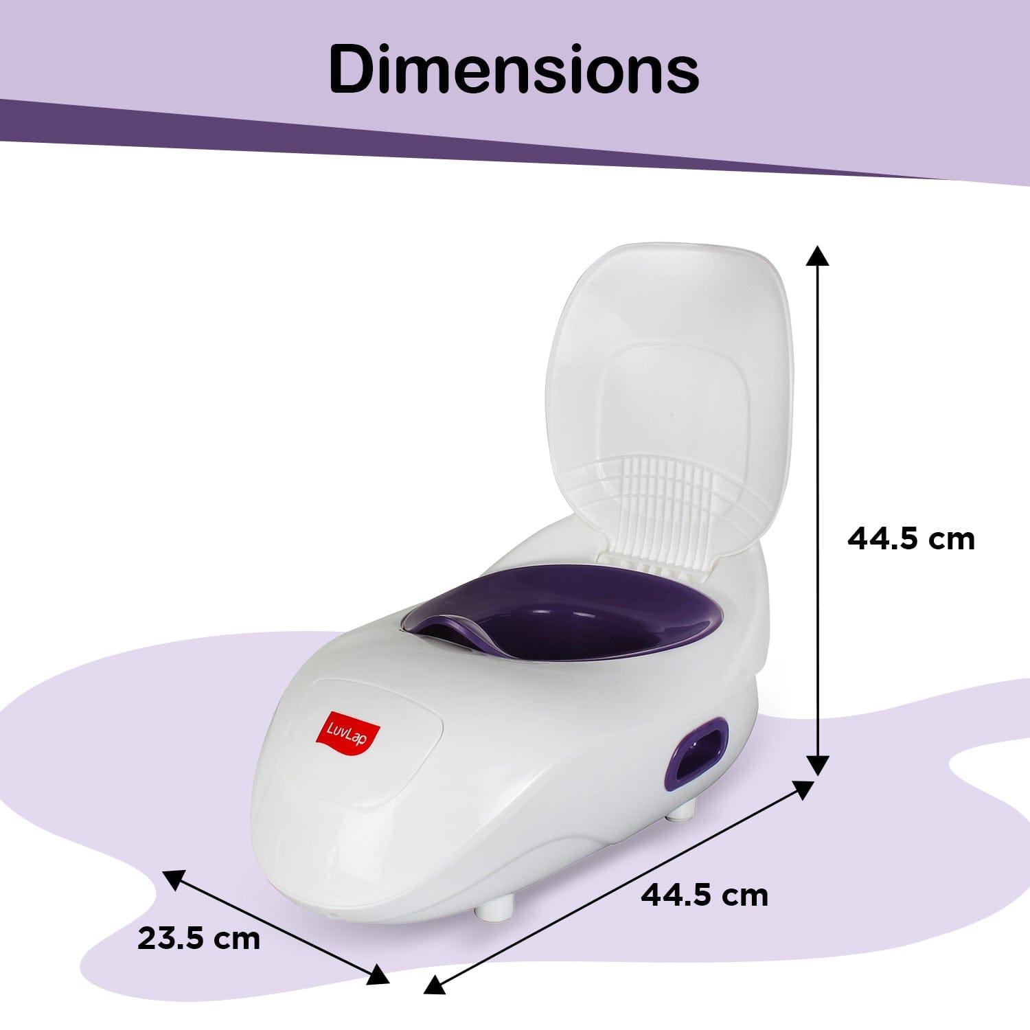 LuvLap Elegant Baby Potty Seat, Purple