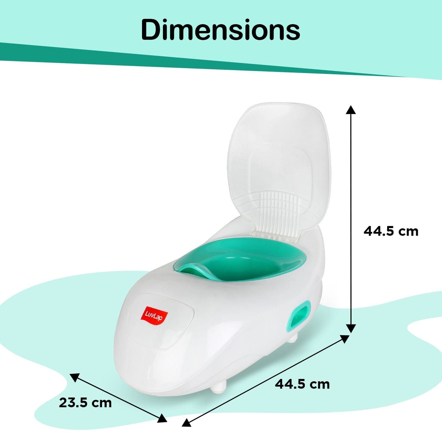 LuvLap Elegant Baby Potty Seat, Green