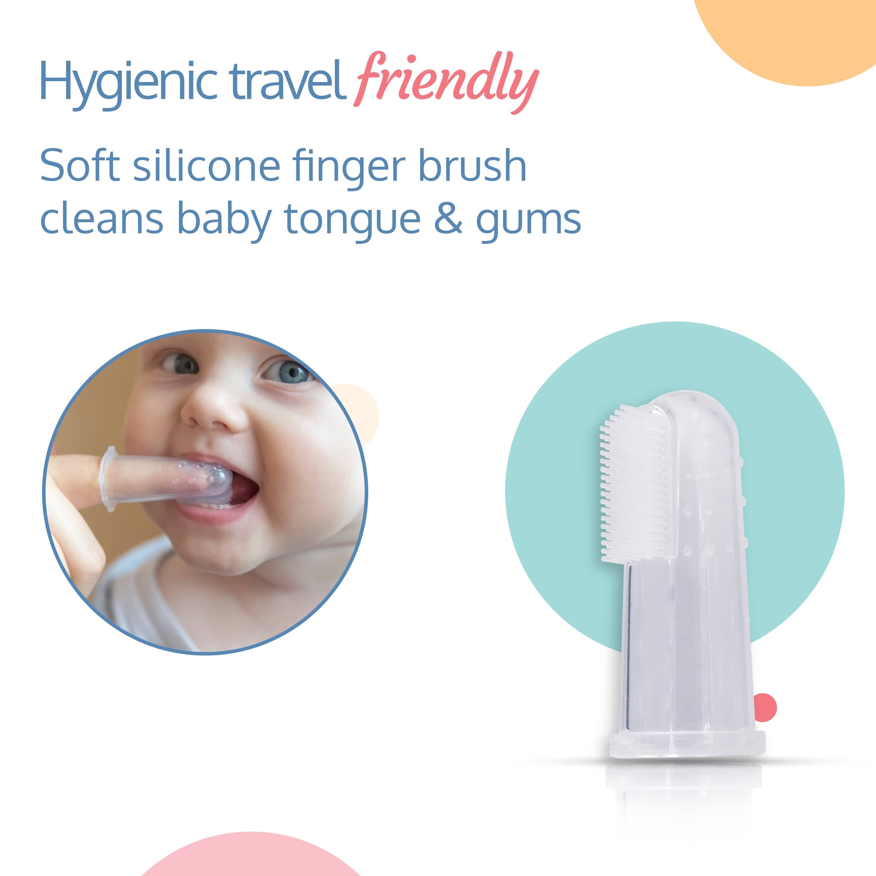 LuvLap 7 In 1 Baby Oral Care, Nail And Hair Grooming Set