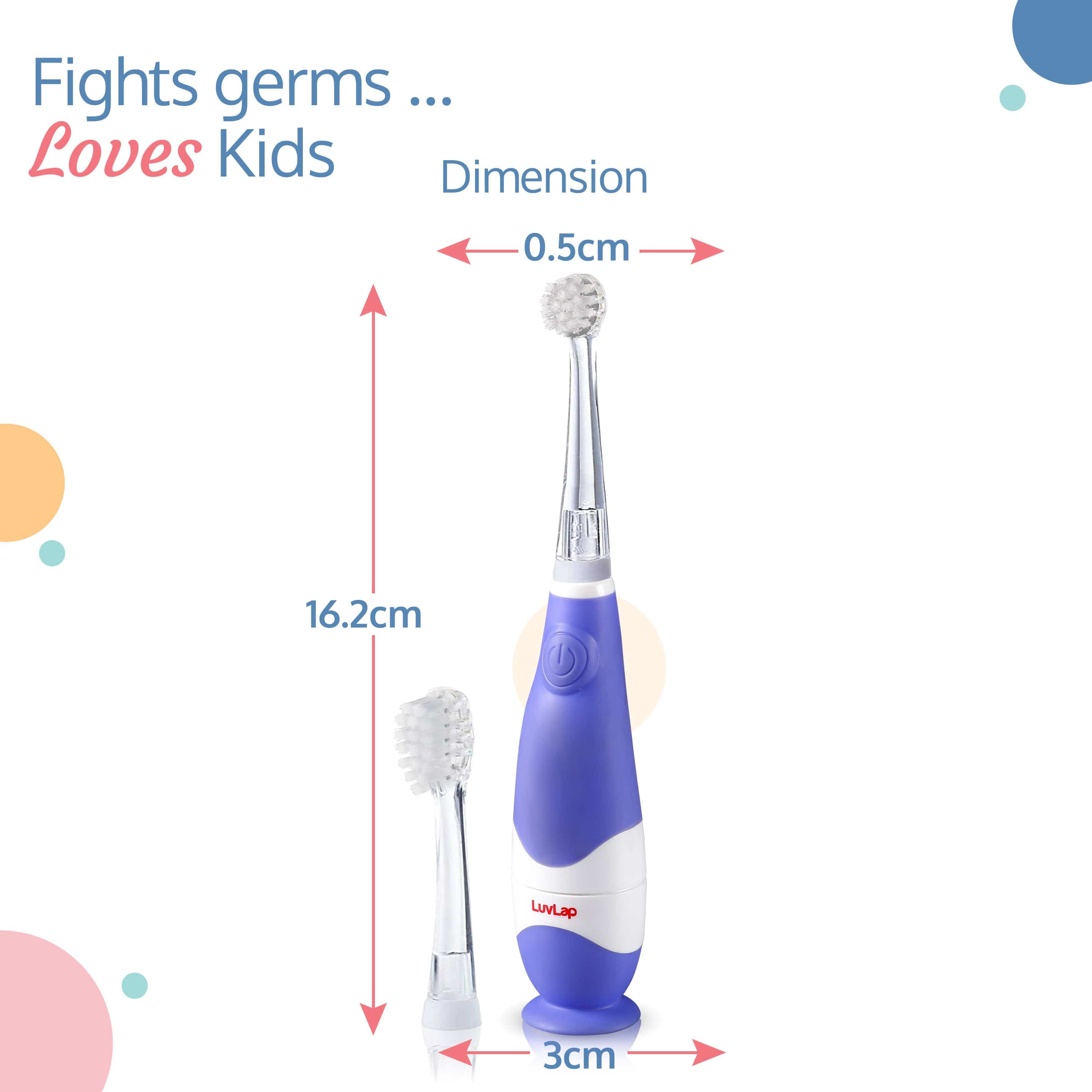 LuvLap Joy Baby Sonic Electric Toothbrush