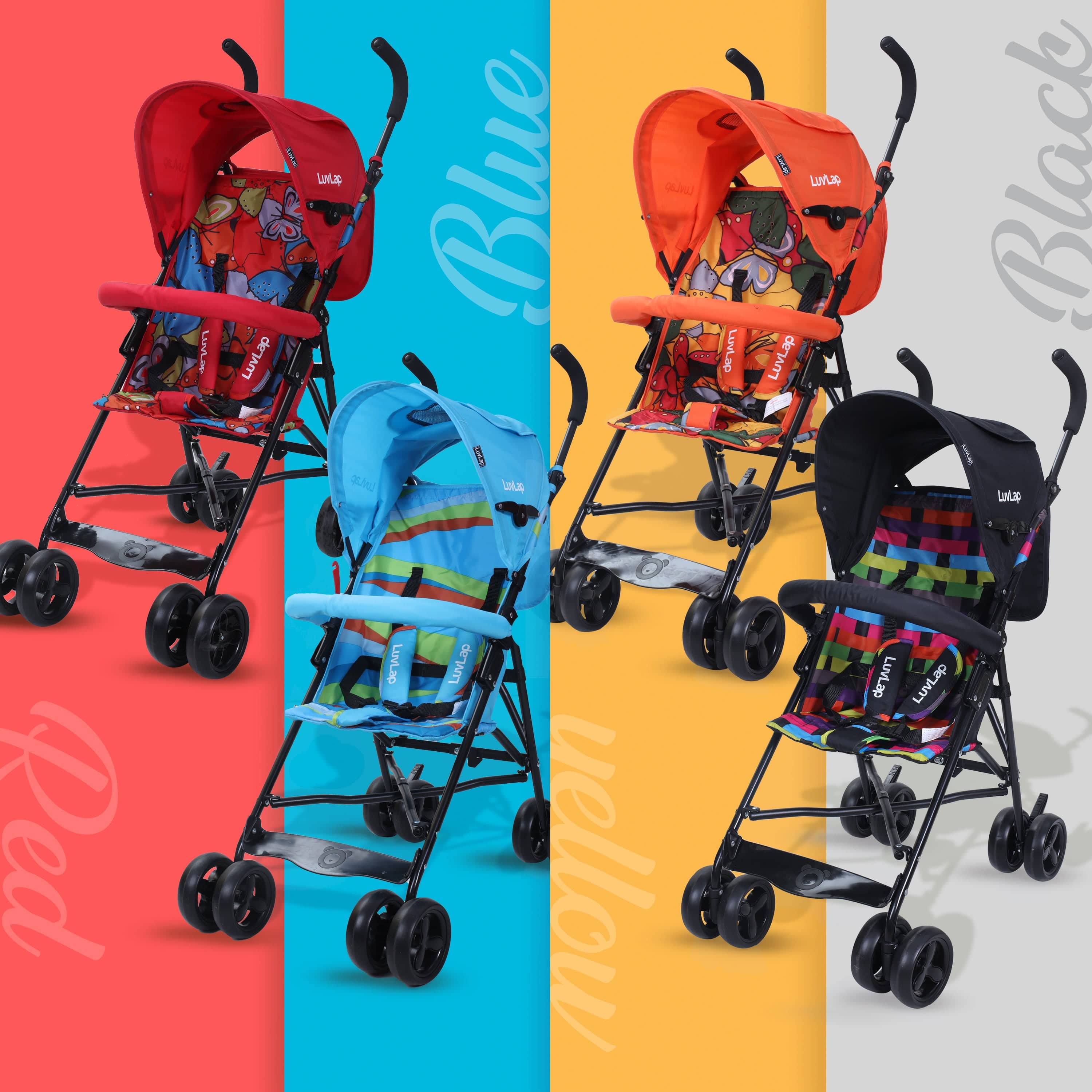 luvlap Tutti Frutti Baby Stroller Buggy, Green