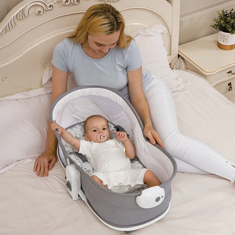 Mastela 6 In 1 Multi-Function Bassinet- Grey