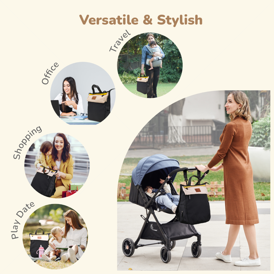 R for Rabbit Caramello Daisy 2-in-1 Multipurpose Diaper Bag for Parents
