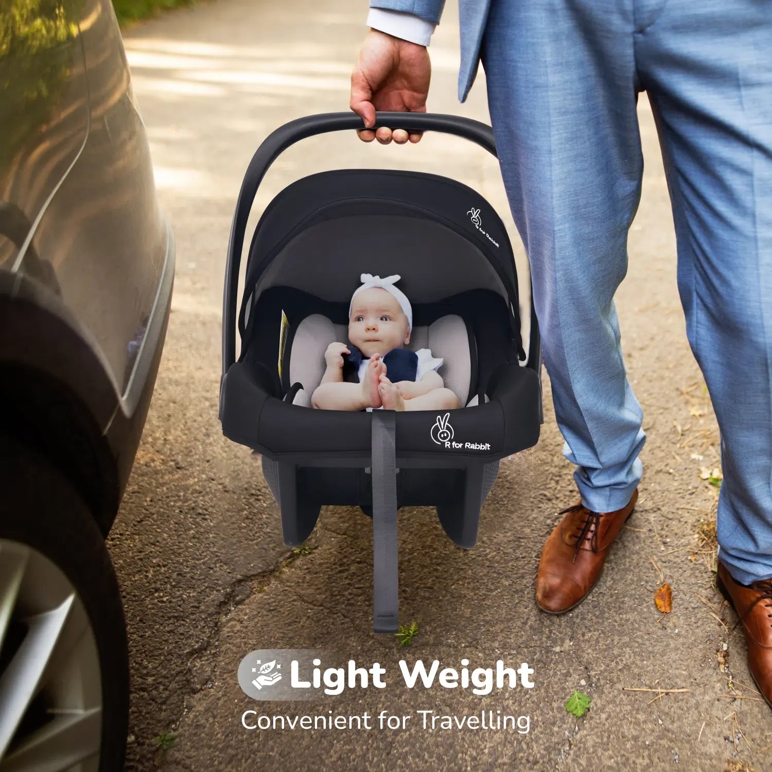 R for Rabbit Picaboo NXG 4 in 1 Multipurpose Baby Carry Cot With 3-Point Safety Harness