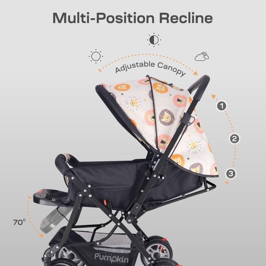Kiddie Kingdom Baby Stroller With Personalized Name Plate
