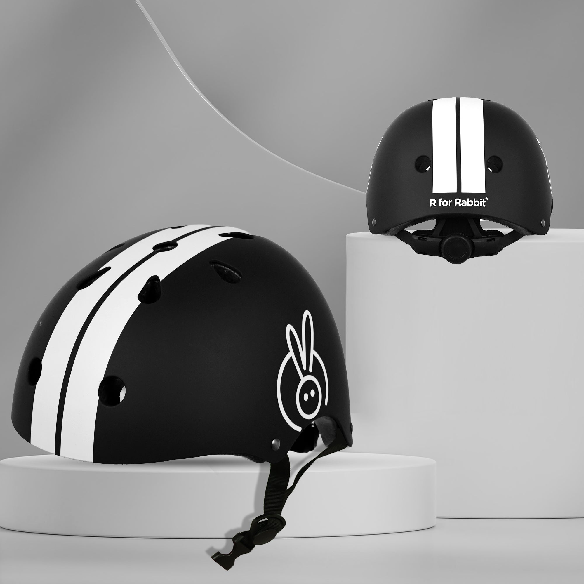 R for Rabbit Safe Play Kids Helmet – Lightweight, Adjustable & Certified Safety Gear with ABS & EPS foam core (3–7 Years)