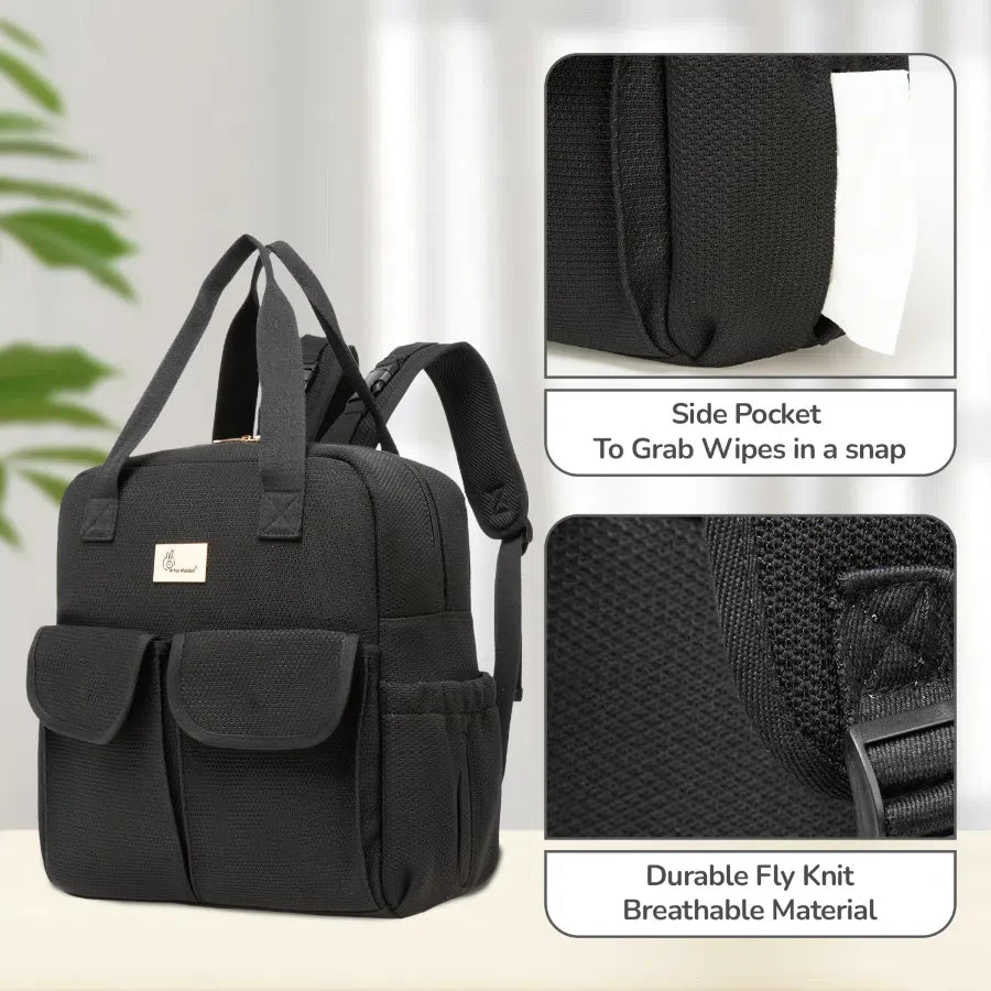 R for Rabbit Caramello Breezy Premium Material Diaper Bag For New Moms