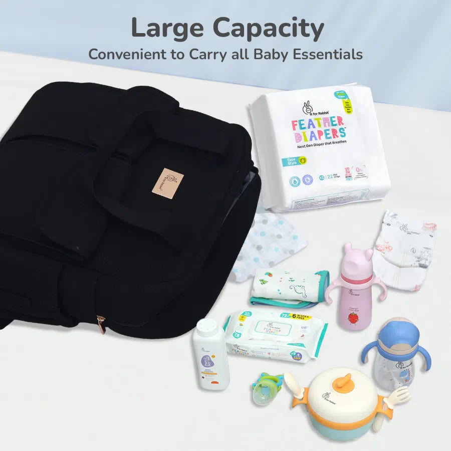 R for Rabbit Caramello Breezy Premium Material Diaper Bag For New Moms