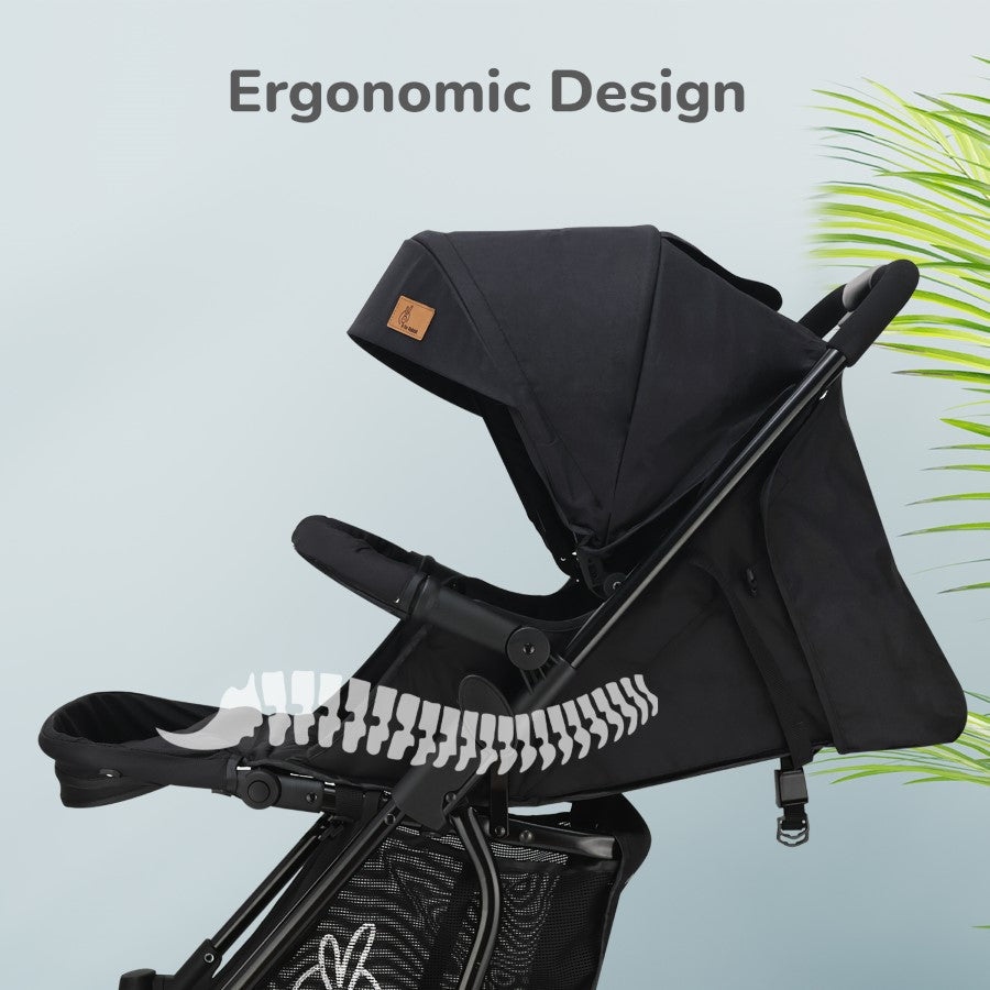Rock N Roll - 2 In 1 Baby Stroller Cum Rocker, Light Weight, Compact Travel friendly, One Hand Fold
