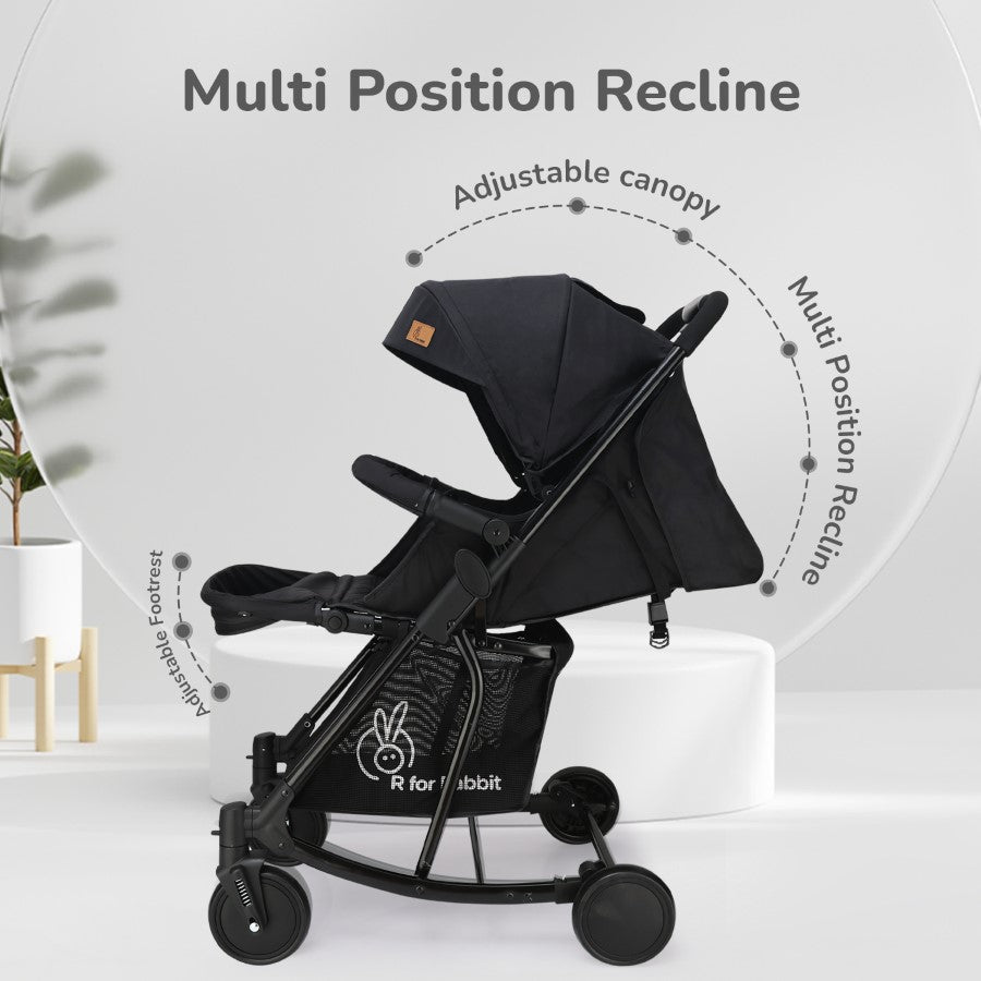 Rock N Roll - 2 In 1 Baby Stroller Cum Rocker With Personalized Name Plate