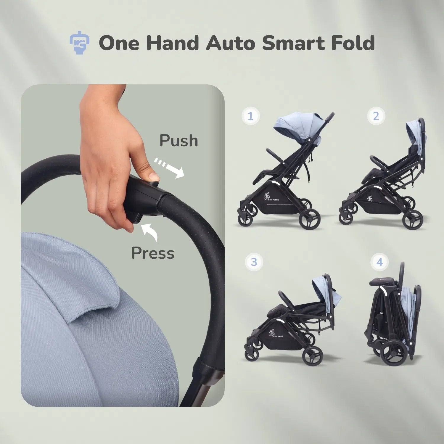 Street Smart Ace Auto Fold Kids Stroller