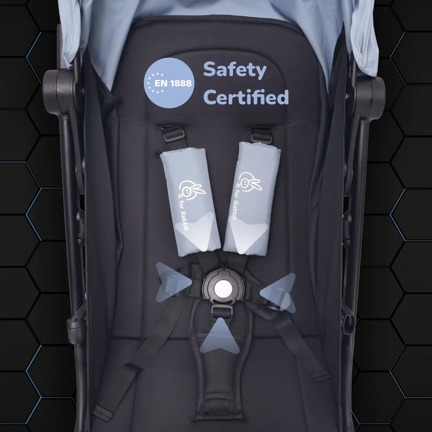 Street Smart Ace Auto Fold Kids Stroller With Personalized Name Plate