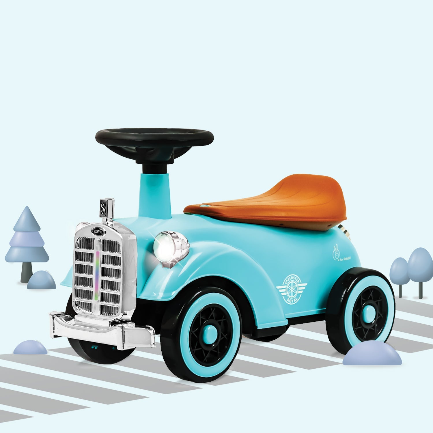 R for Rabbit Speedster Royal Ride On Car for Kids