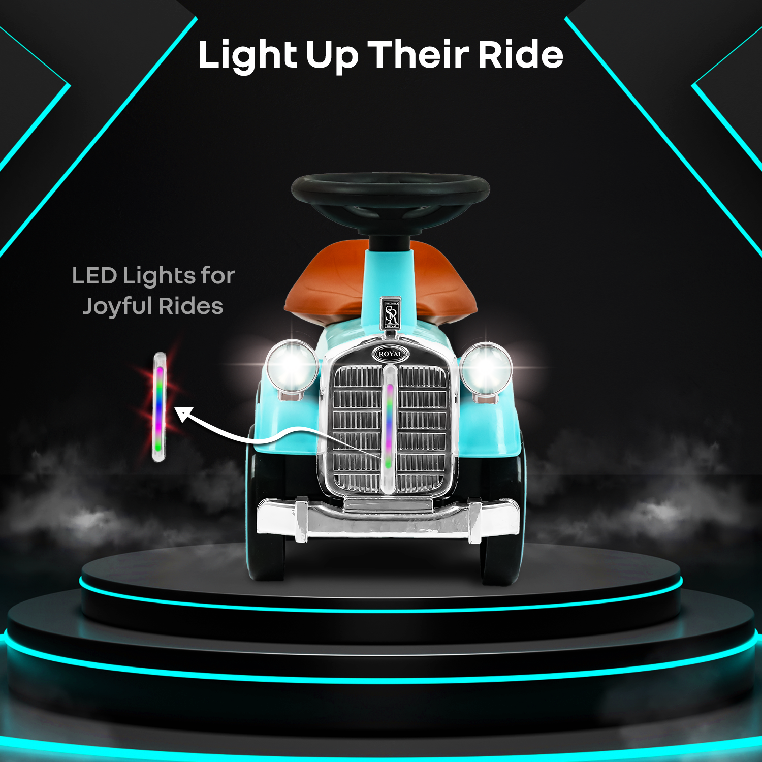 R for Rabbit Speedster Royal Ride On Car for Kids