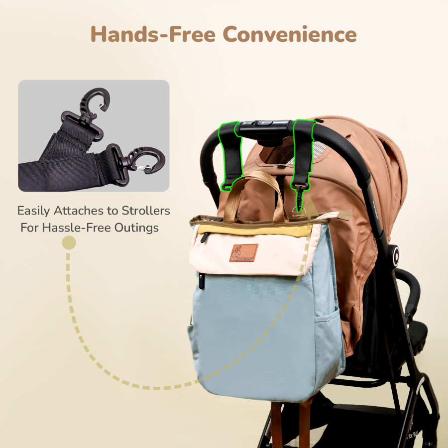 R for Rabbit Caramello Daisy 2-in-1 Multipurpose Diaper Bag for Parents