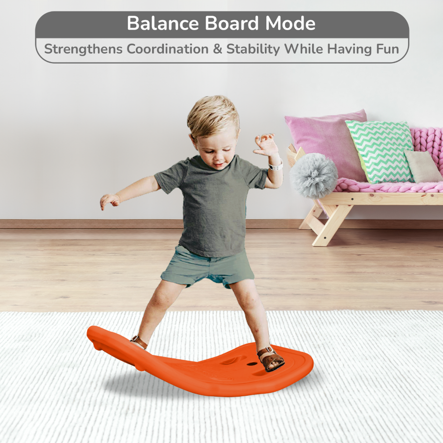 R for Rabbit Rock N Ride 3-in-1 Balance Board, Ride On & Rocker for Kids (1-4 Years)
