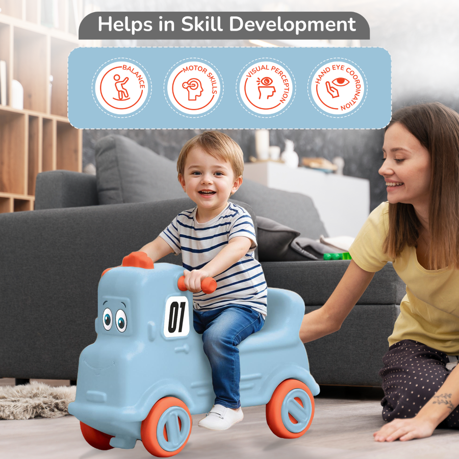 R for Rabbit Rock N Ride 3-in-1 Balance Board, Ride On & Rocker for Kids (1-4 Years)