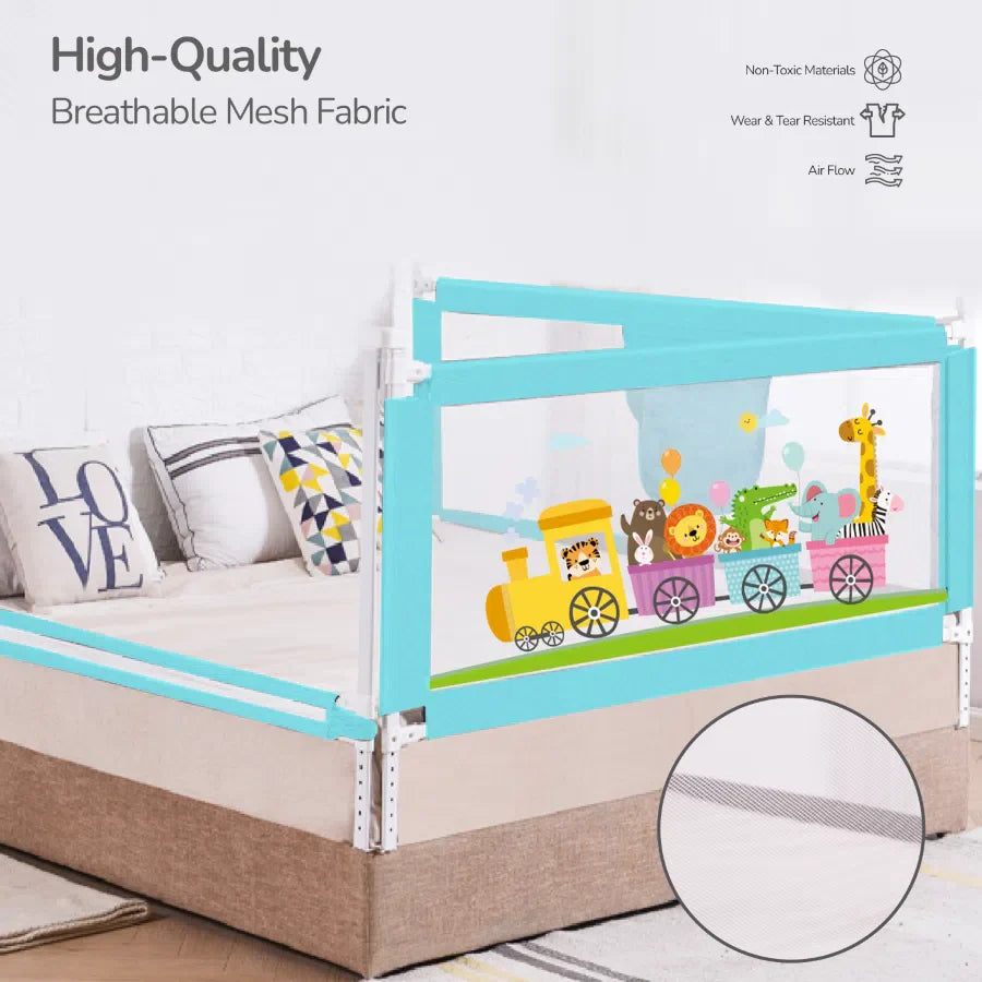 R for Rabbit Safari Bed Rail for Baby Easy Install, Anti-Fall Safeguard for Toddler Safety