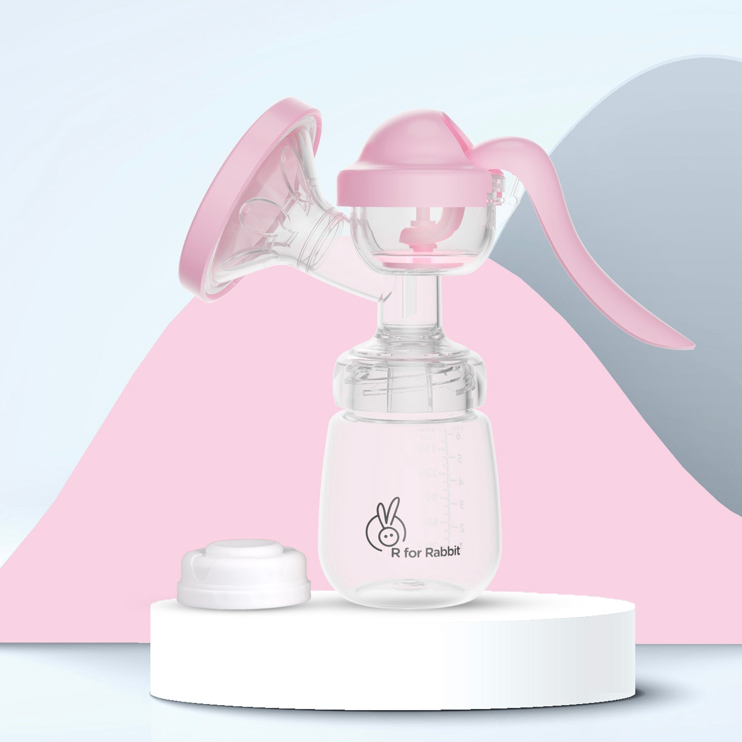 R for Rabbit First Feed Cozy Manual Feeding Breast Pump With 2 Suction Level Adjustment