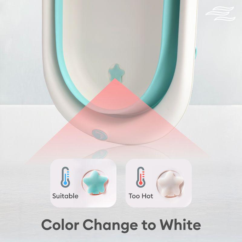 R for Rabbit Bubble Double Aqua Baby Bath Tub Compact Fold & Portable