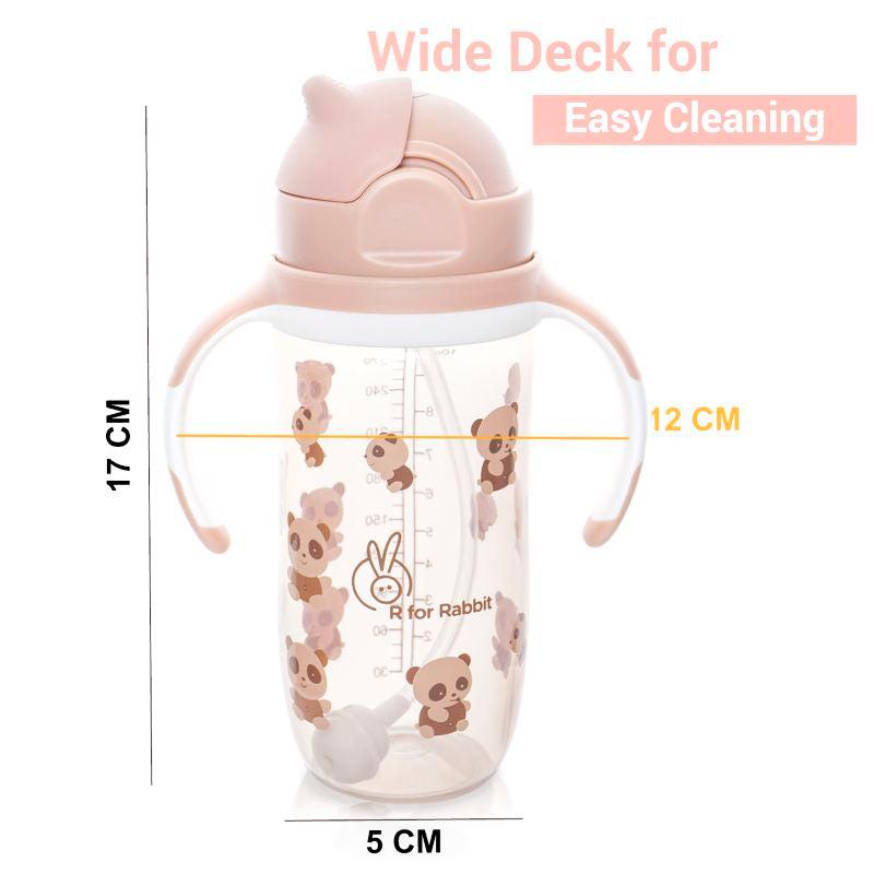 R for Rabbit Bubble Baby Sipper Bottle 300ml BPA free Poly Propylene Material