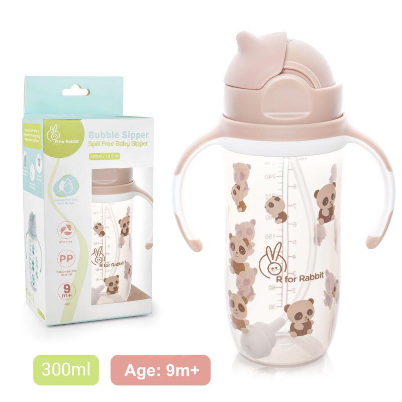 R for Rabbit Bubble Baby Sipper Bottle 300ml BPA free Poly Propylene Material