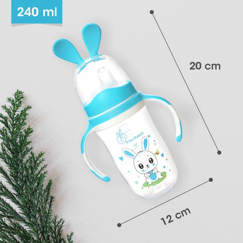 Bunny Baby Spout Sippy Cup 240ML With Soft Silicon Spout for Baby 6 Months+
