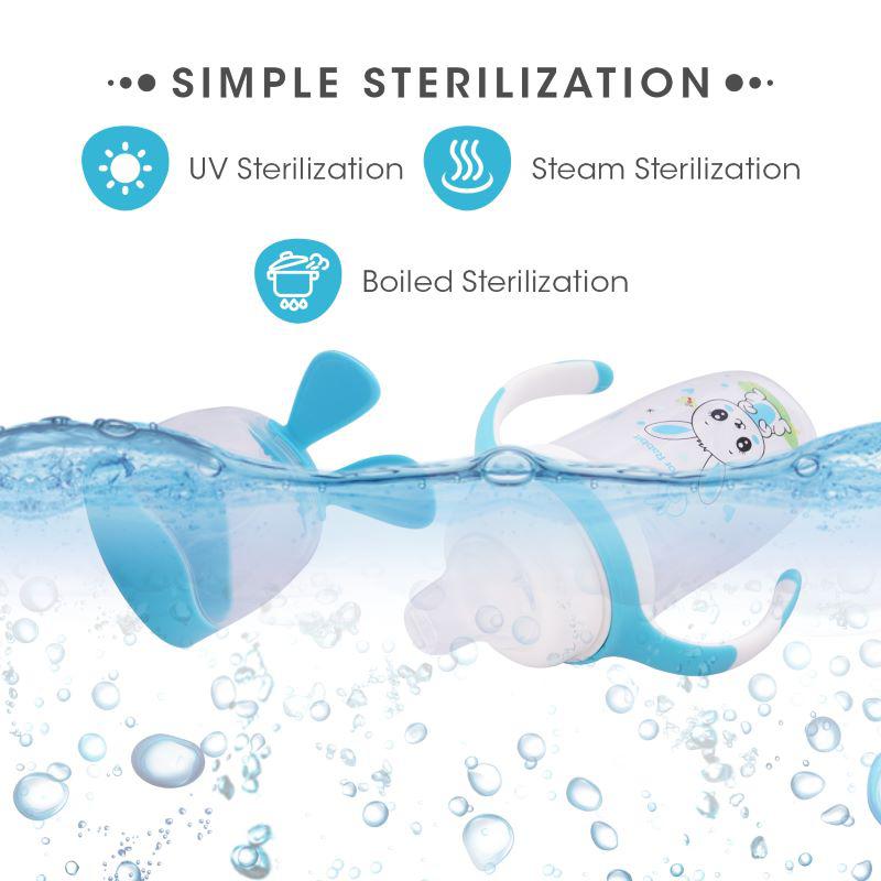 Bunny Baby Spout Sippy Cup 240ML With Soft Silicon Spout for Baby 6 Months+