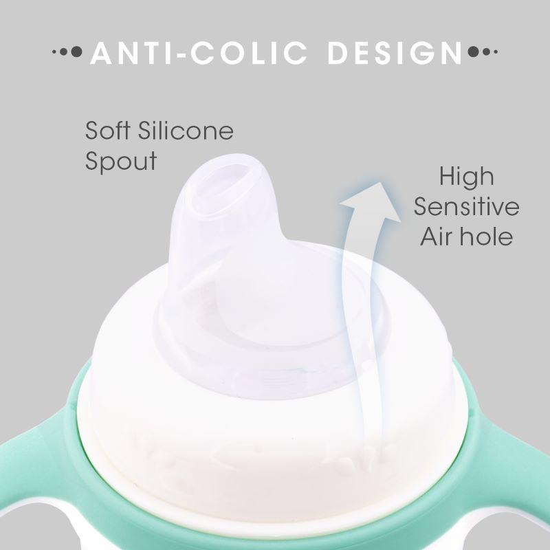 Bunny Baby Spout Sippy Cup 240ML With Soft Silicon Spout for Baby 6 Months+
