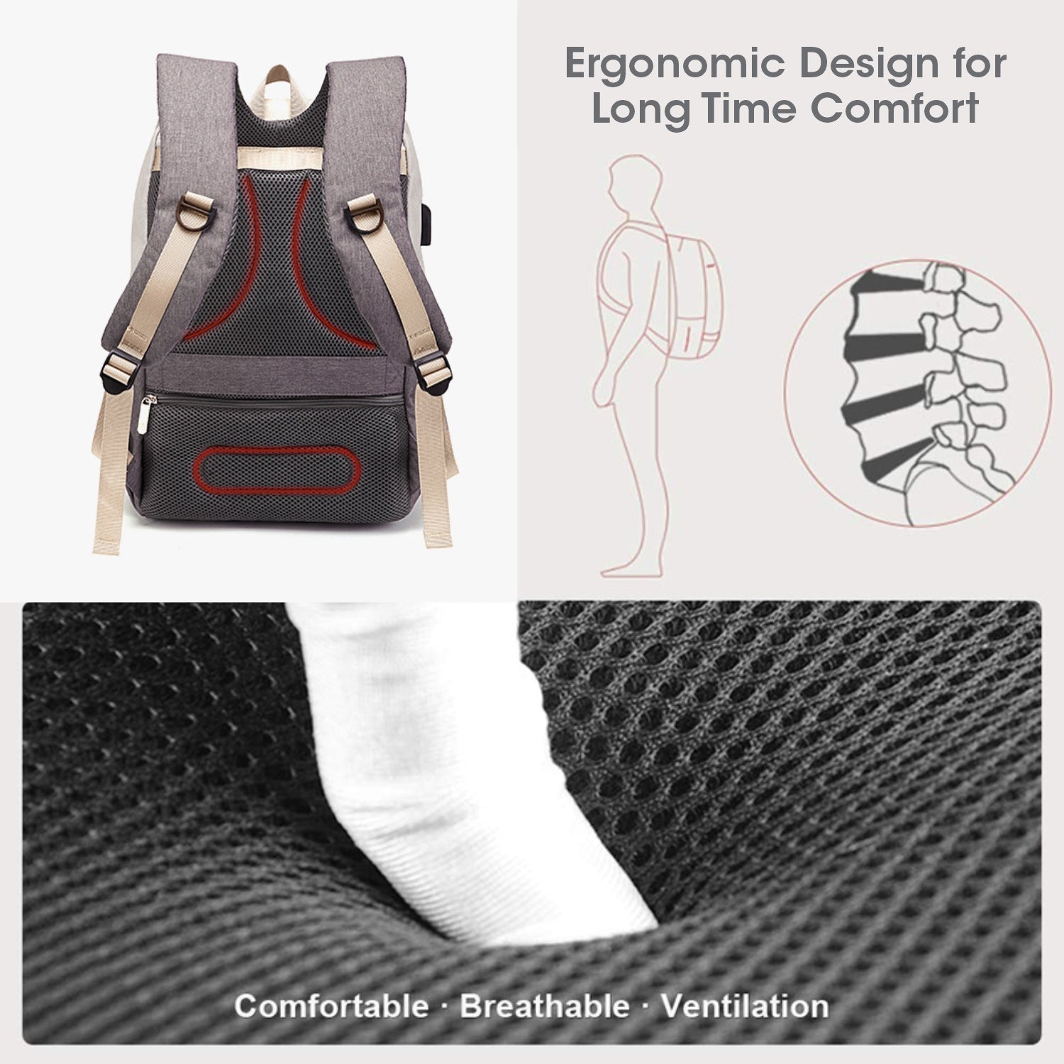 R for Rabbit Caramello Smart Diaper Bags For Mother With High-Quality Water-Resistant Material
