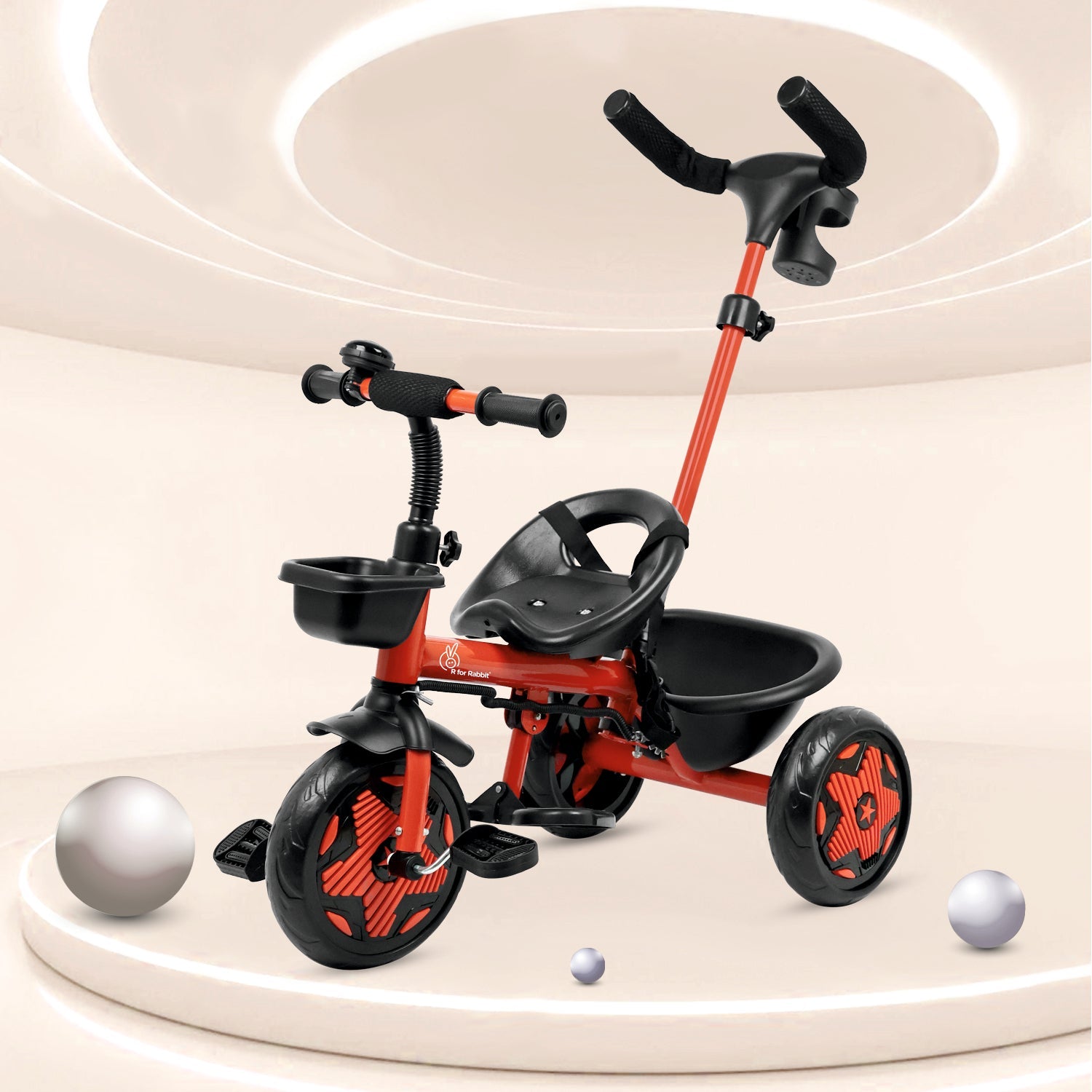 R for Rabbit Tiny Toes R20 Ace kids Tricycle With Personalized Name Plate